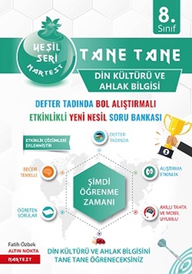 8. Sınıf Yeşil Tane Tane Din Kültürü Ve Ahlak Bilgisi Soru Bankası