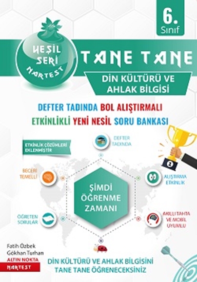 6. Sınıf Yeşil Tane Tane Din Kültürü Ve Ahlak Bilgisi Soru Bankası