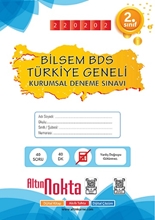 2. Sınıf Bilsem Bds Türkiye Geneli Kurumsal Deneme Sınavı Şubat Kod:220202