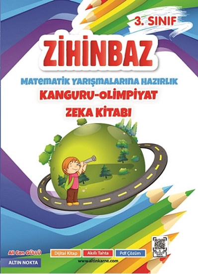 3. Sınıf Zihinbaz Matematik Yarışmalarına Hazırlık Kanguru - Olimpiyat Zeka Kitabı
