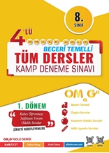 8. Sınıf 1. Dönem Tüm Dersler 4’lü Kamp Denemesi