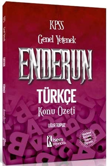 Kpss Genel Yetenek Enderun Türkçe Konu Özeti