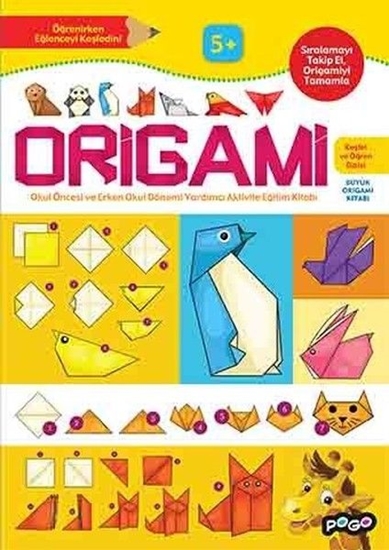 Okul Öncesi Aktivite Eğitim Kitabı Origami 5 Yaş+