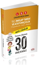 Lgs T.c İnkılap Tarihi Ve Tatürkçülük Tamamı Çözümlü 30 Branş Denemesi