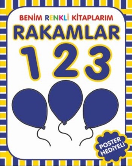 Benim Renkli Kitaplarım Rakamlar (poster Hediyeli)