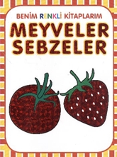 Benim Renkli Kitaplarım Meyveler Sebzeler-poster Hediyeli