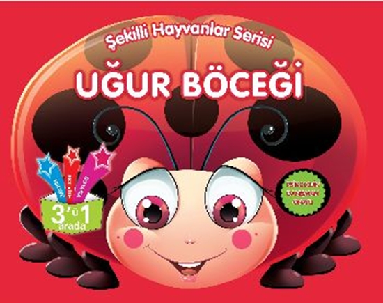 Şekilli Hayvanlar Serisi Uğur Böceği Hikaye-aktivite-boyama