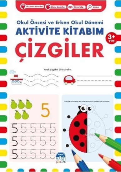 Aktivite Kitabım Çizgiler 3+ Yaş