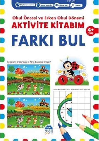 Aktivite Kitabım Farkı Bul 4+ Yaş