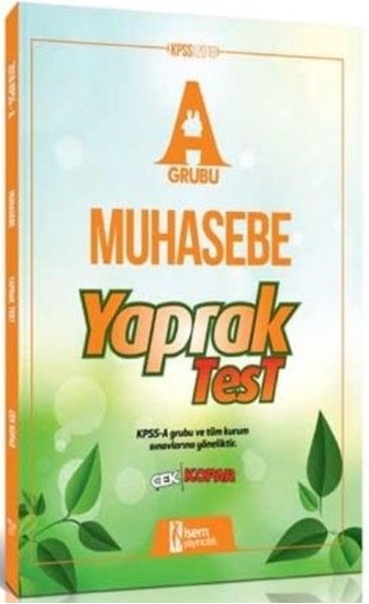 Kpss A Grubu Çek Kopar Muhasebe Yaprak Test