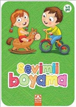 Sevimli Boyama 4-5 Yaş Yeşil