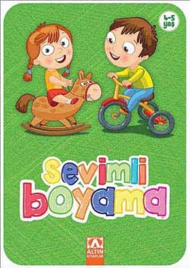 Sevimli Boyama 4-5 Yaş Yeşil
