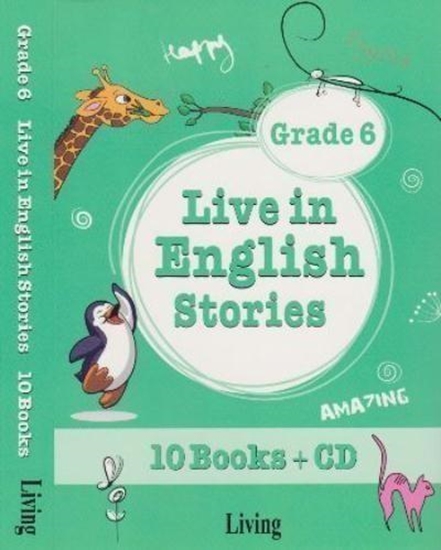 Grade 6 Live İn English Stories 10 Books Cd