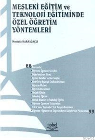 Mesleki Eğitim Ve Teknoloji Eğitiminde Özel Öğretim