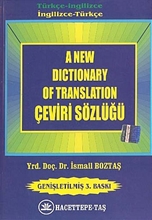 A New Dıctıonary Of Translatıon Çeviri Sözlüğü