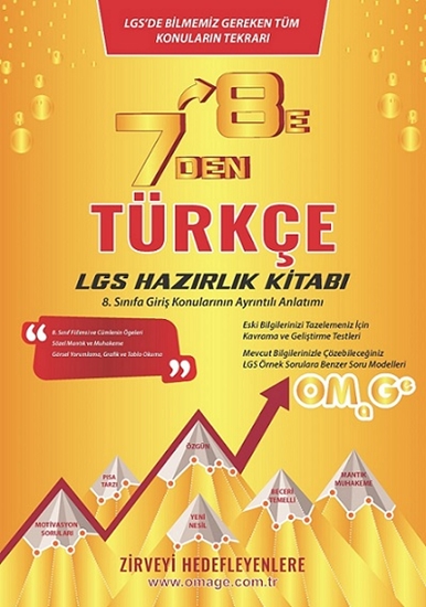 7 Den 8 E Lgs Türkçe Hazırlık Kitabı