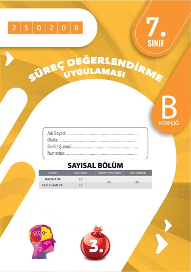 Omage 7. Sınıf Süreç Değerlendirme Şubat B Say Kod 250208