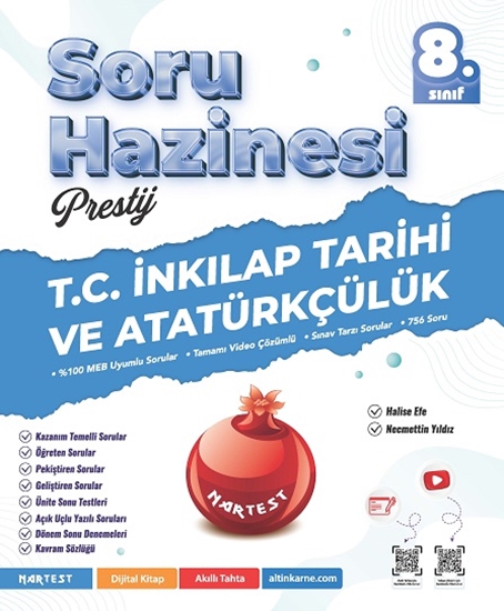 8. Sınıf Prestij T.c. İnkılap Tarihi Ve Atatürkçülük Soru Hazinesi