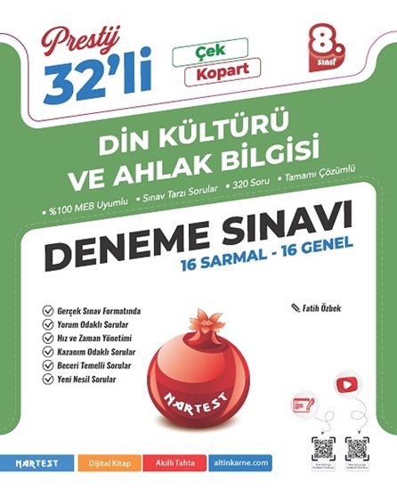 8. Sınıf Prestij Din Kültürü Ve Ahlak Bilgisi 32 Deneme Sınavı