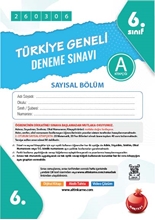 6. Sınıf Türkiye Geneli Ds Mart A Say Kod 260306
